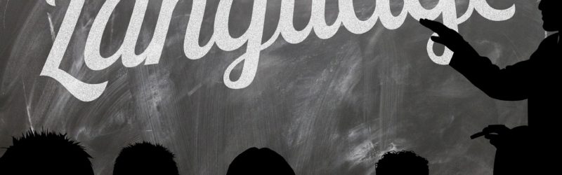 Languages - Image of Students facing a black board and instructor in a Language class