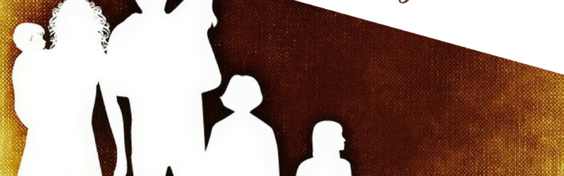 family First - Image of family sketch on a canvas