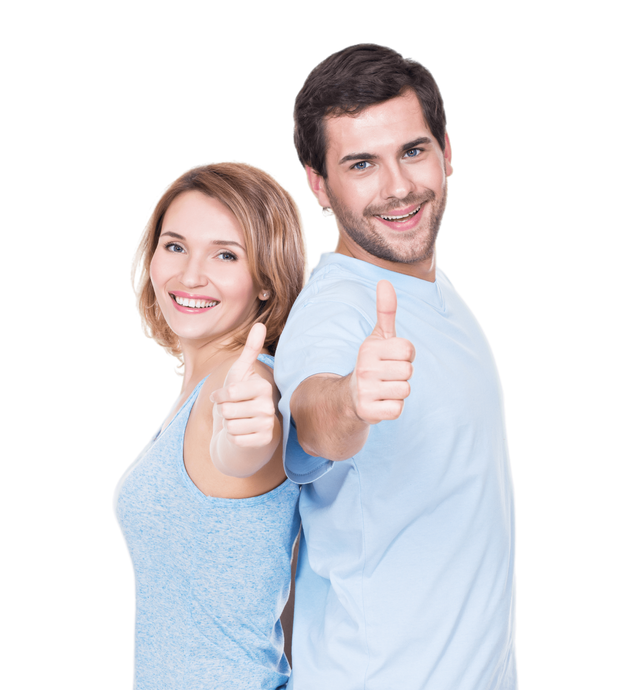 portrait-happy-couple-with-thumbs-up-sign-isolated-transformed 1